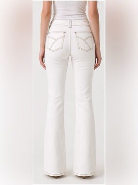 White Boot Cut Jeans